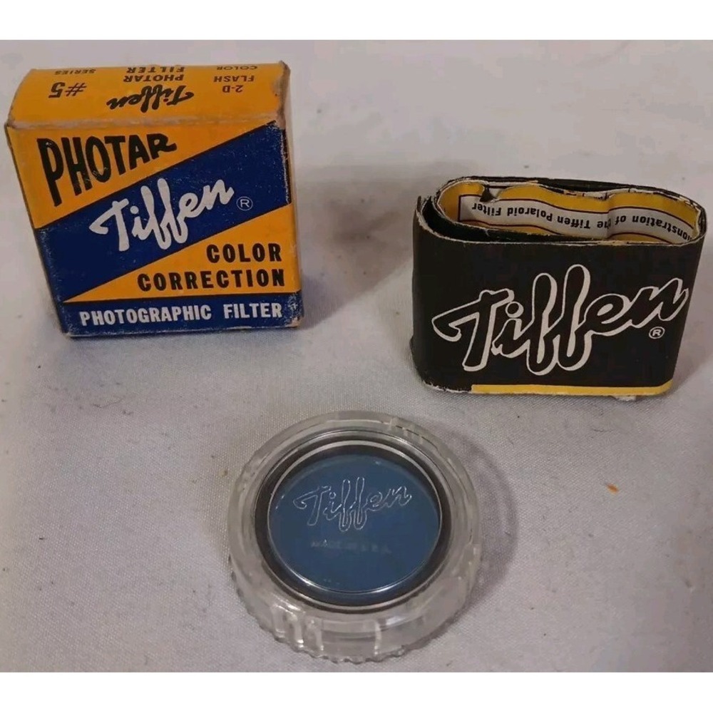Vtg Tiffen Photar Photographic Filter Color Correction #5 Filter Selecter